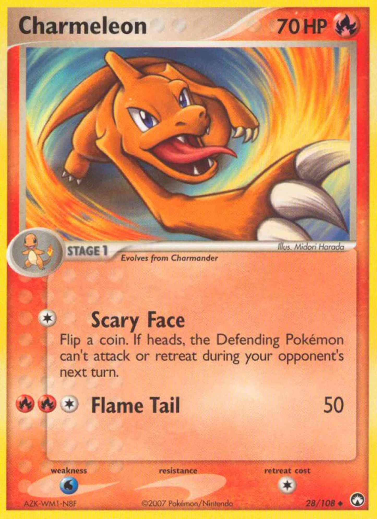 Charmeleon - 28/108 - Uncommon [ex16-28] [Non-Holo]