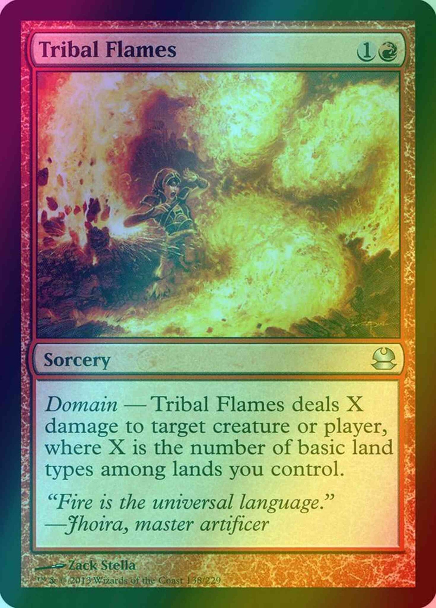 Tribal Flames [138] [Modern Masters] [Foil]