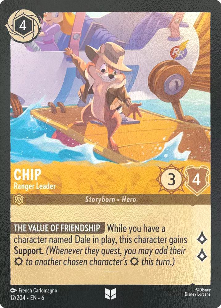 Chip - Ranger Leader - 12/204 [Azurite Sea] [Cold Foil]
