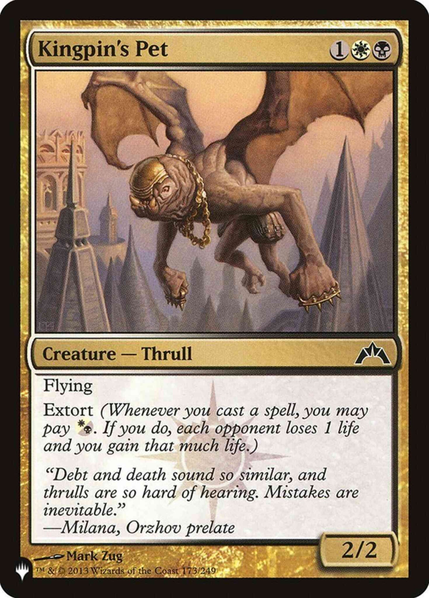 Kingpin's Pet [GTC-173] [The List] [Non-Foil]
