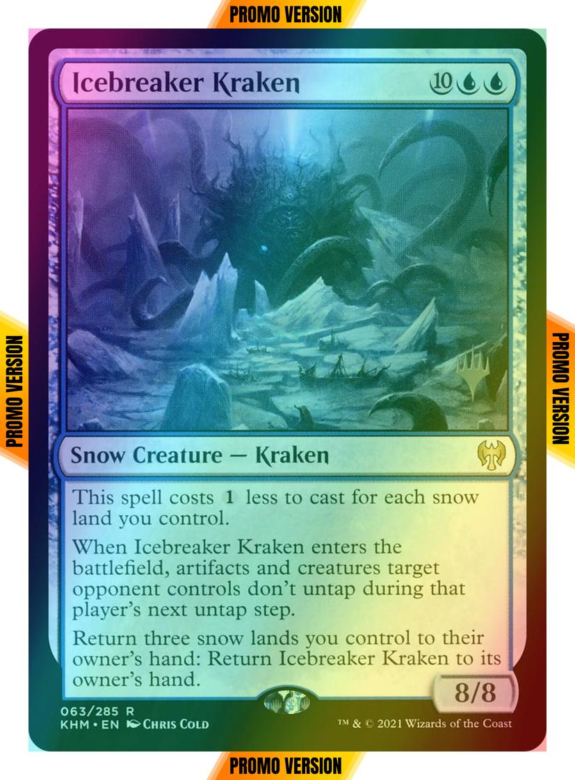 Icebreaker Kraken [Promo Pack] [63p] [Kaldheim Promos] [Foil]