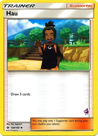 Hau - 120/149 - Uncommon - Mewtwo Stamp [BA01-8] [Non-Holo]