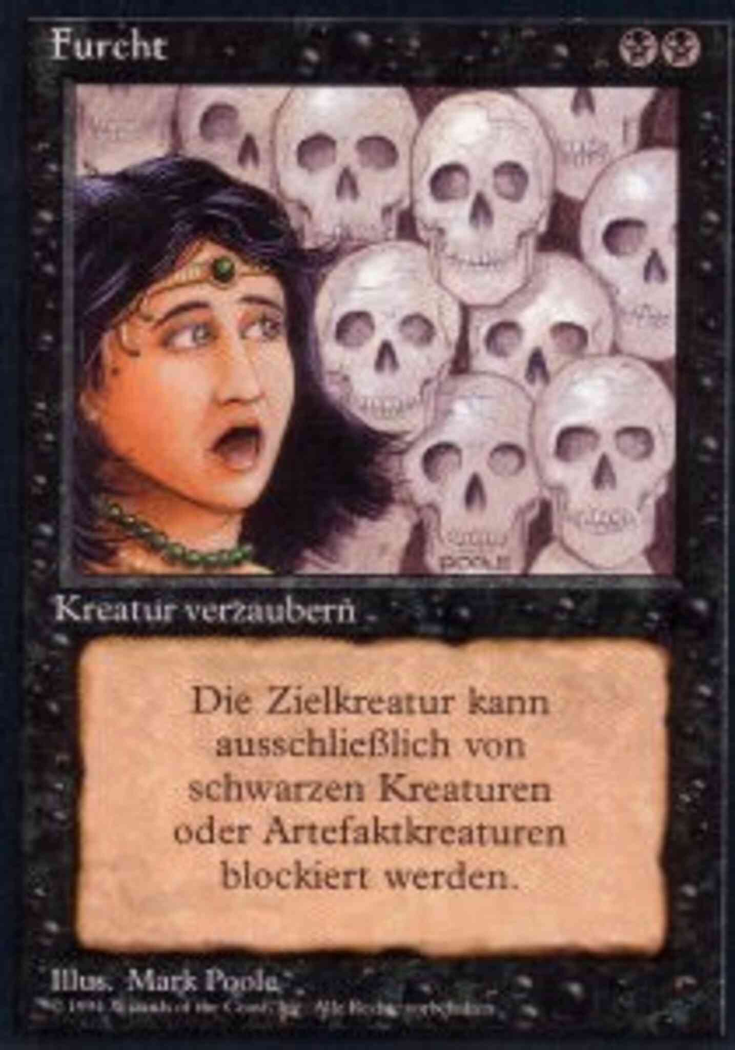 Fear - German [111] [Foreign Black Border: German] [Non-Foil]