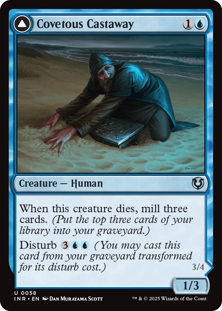 Covetous Castaway // Ghostly Castigator [58] [Innistrad Remastered] [Non-Foil]