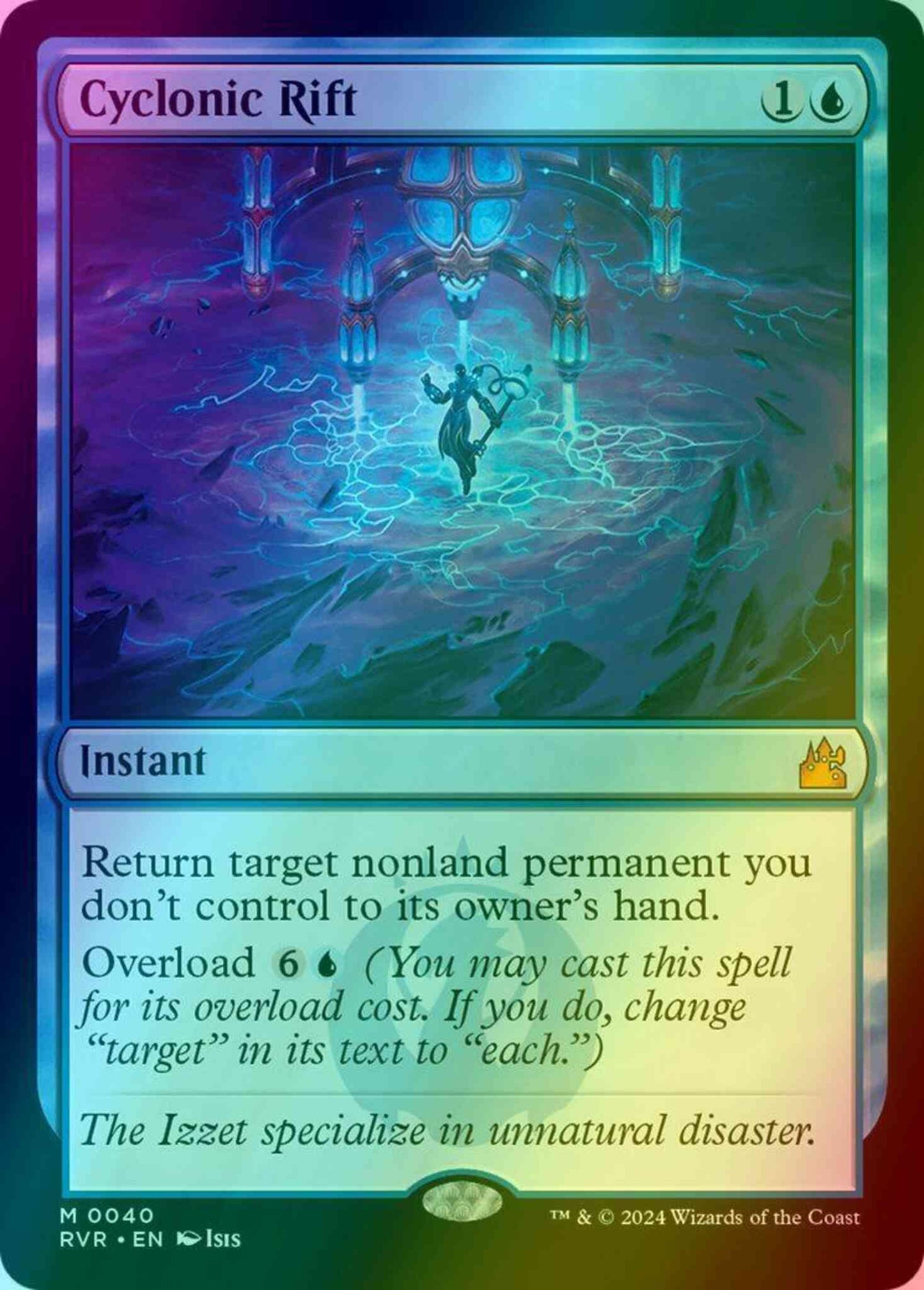 Cyclonic Rift [40] [Ravnica Remastered] [Foil]