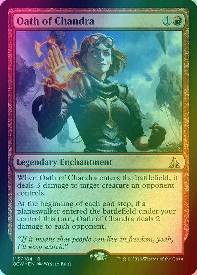 Oath of Chandra [113] [Oath of the Gatewatch] [Foil]