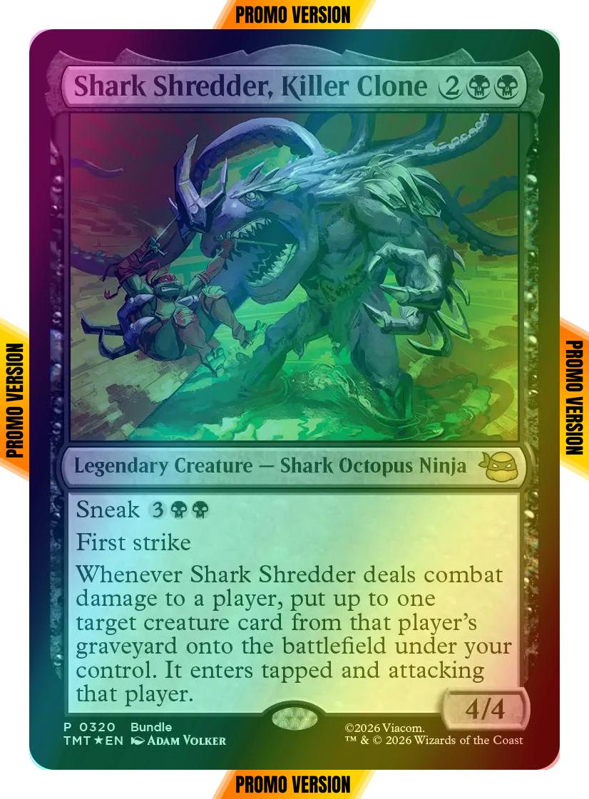 Shark Shredder, Killer Clone [320] [Bundle] [Teenage Mutant Ninja Turtles] [Foil]