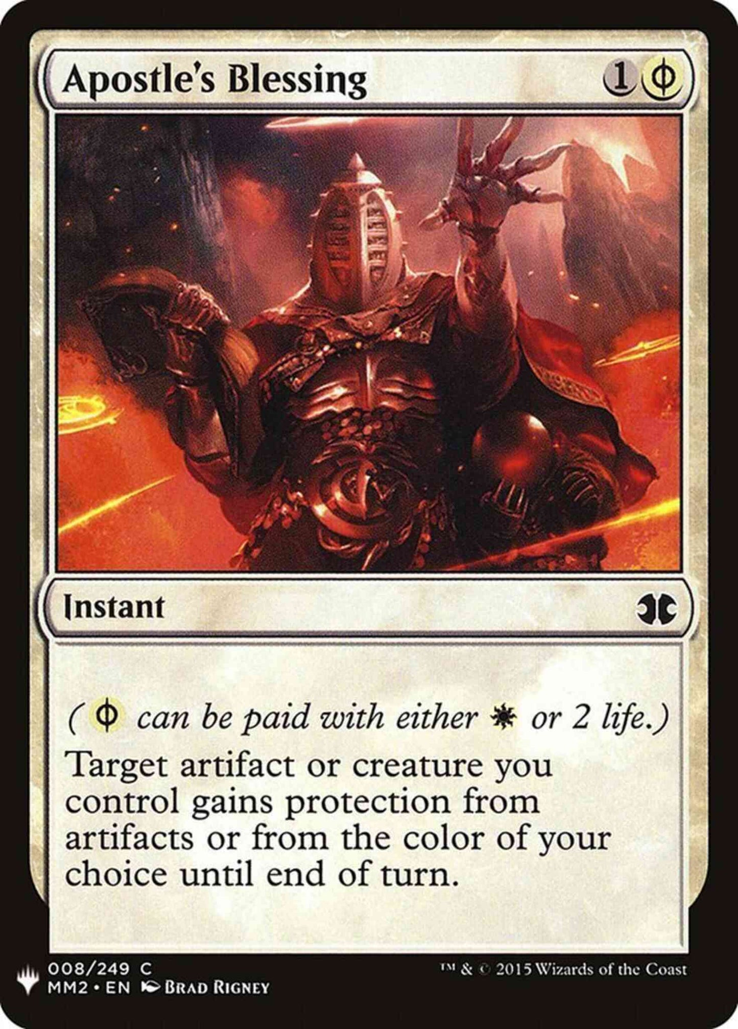 Apostle's Blessing [MM2-8] [The List] [Non-Foil]