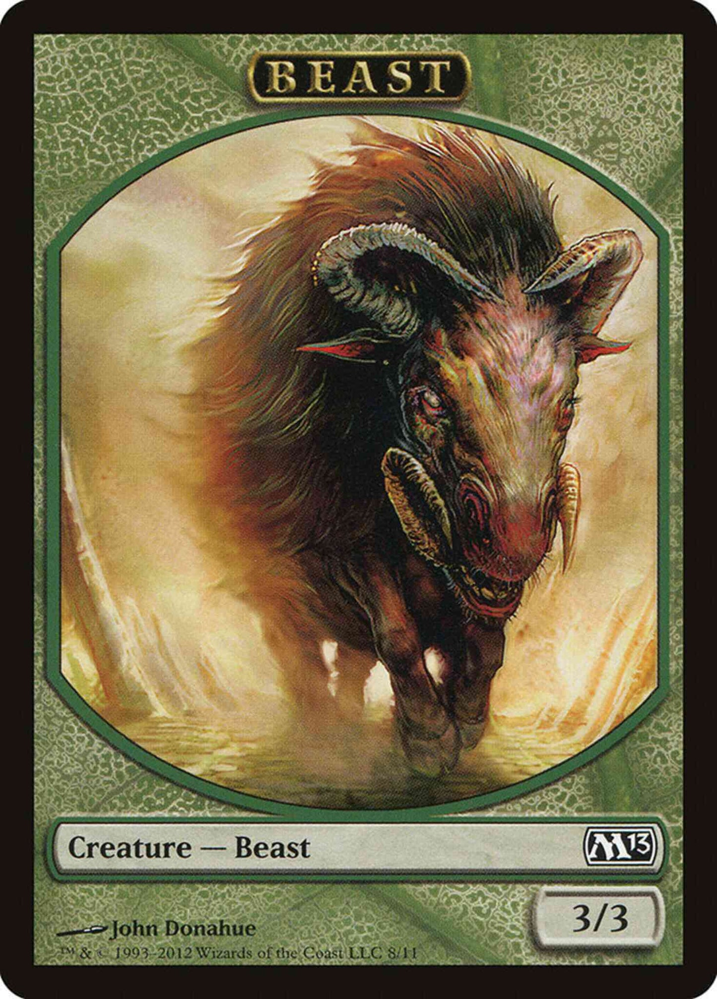 Beast Token [08] [Magic 2013 Tokens] [Non-Foil]