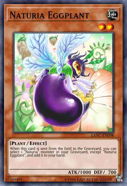 Naturia Eggplant - EXVC-EN098 - Super Rare - Unlimited