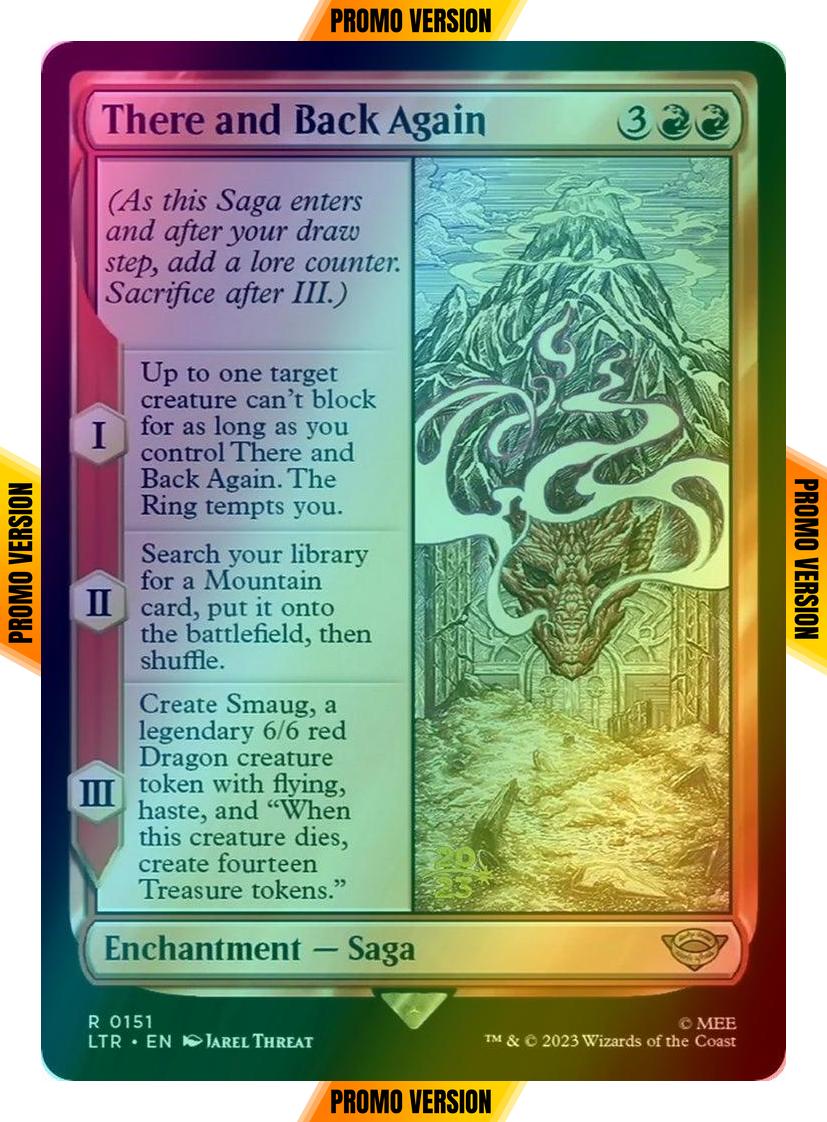 There and Back Again [151s] [Prerelease] [The Lord of the Rings: Tales of Middle-earth: Promos] [Foil]