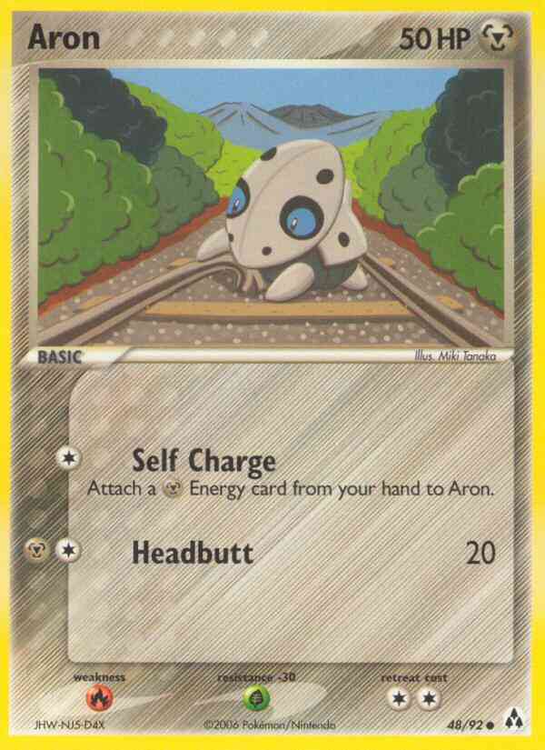 Aron - 48/92 - Common [ex12-48] [Reverse Holo]