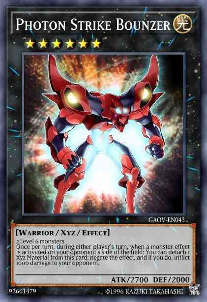 Photon Strike Bounzer - GAOV-EN043 - Secret Rare - 1st Edition