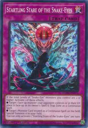 Startling Stare of the Snake-Eyes - AGOV-EN075 - Common - 1st Edition