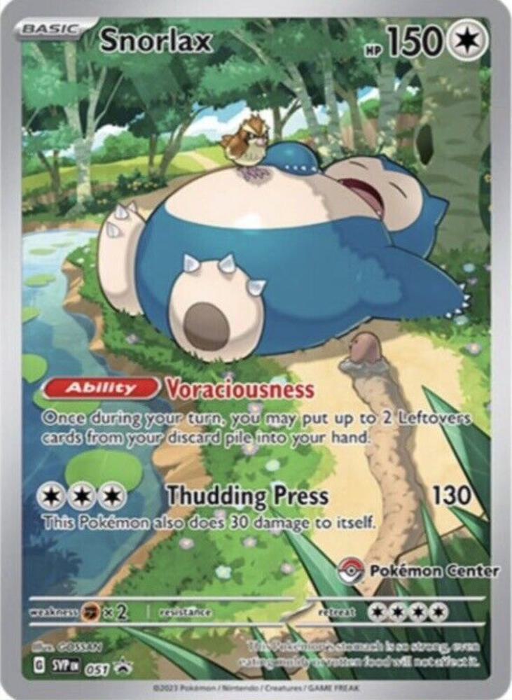 Snorlax - 051 - Promo [Pokémon Center Exclusive] [svpmsp-051] [Ultra]