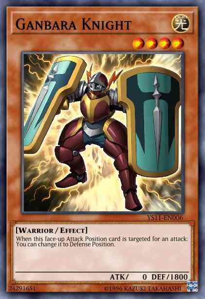 Ganbara Knight - YS12-EN005 - Common - 1st Edition