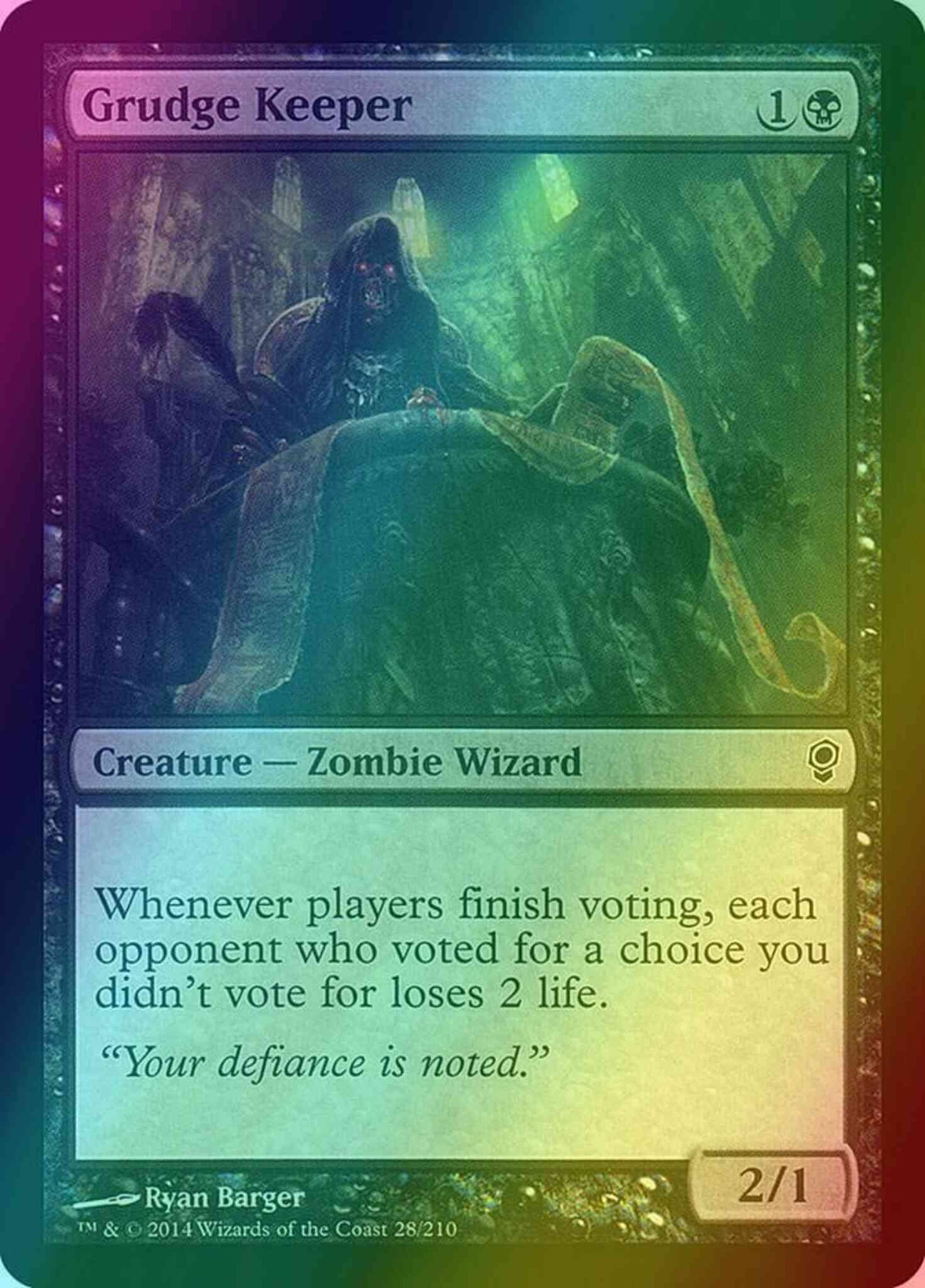 Grudge Keeper [28] [Conspiracy] [Foil]