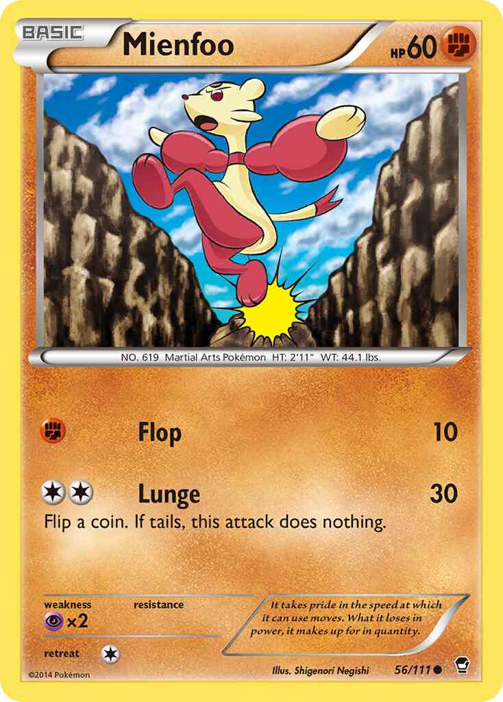 Mienfoo - 56/111 - Common [xy3-56] [Non-Holo]