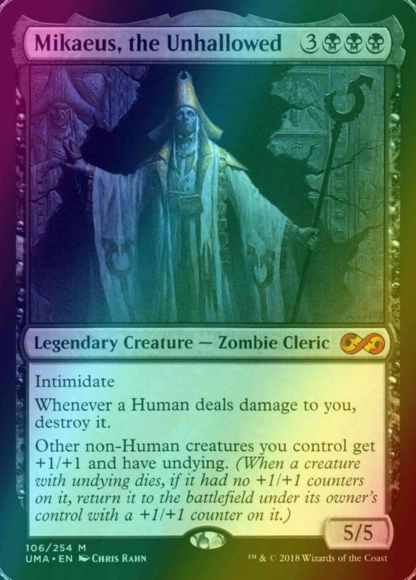 Mikaeus, the Unhallowed [106] [Ultimate Masters] [Foil]