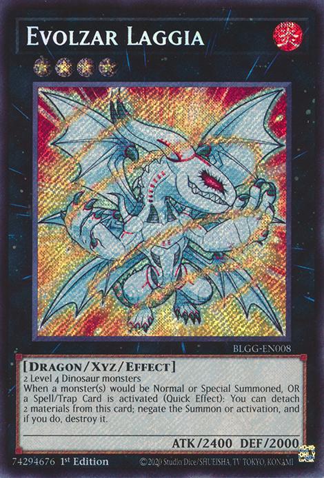 Evolzar Laggia - BLGG-EN008 - Secret Rare - 1st Edition