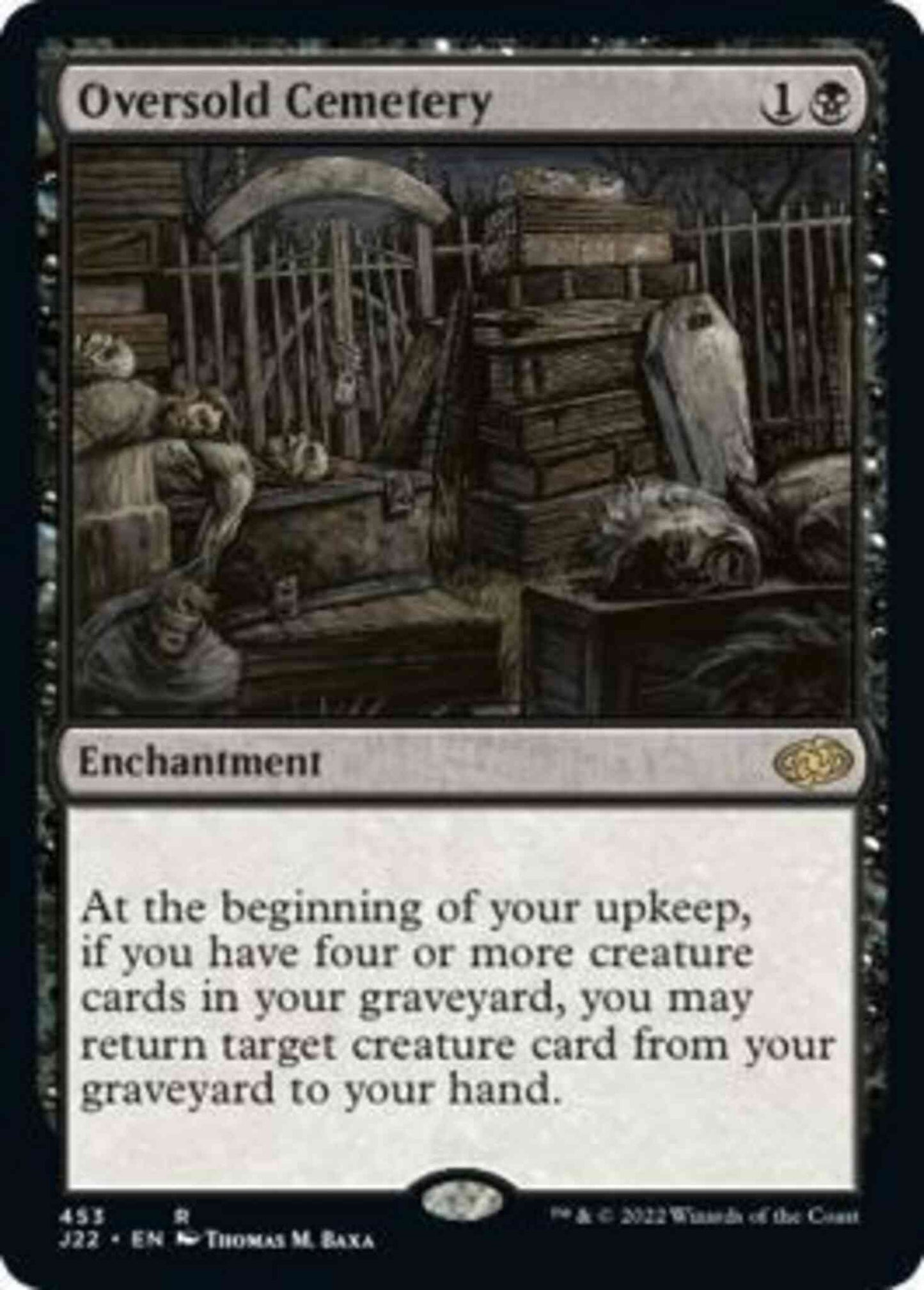 Oversold Cemetery [453] [Jumpstart 2022] [Non-Foil]