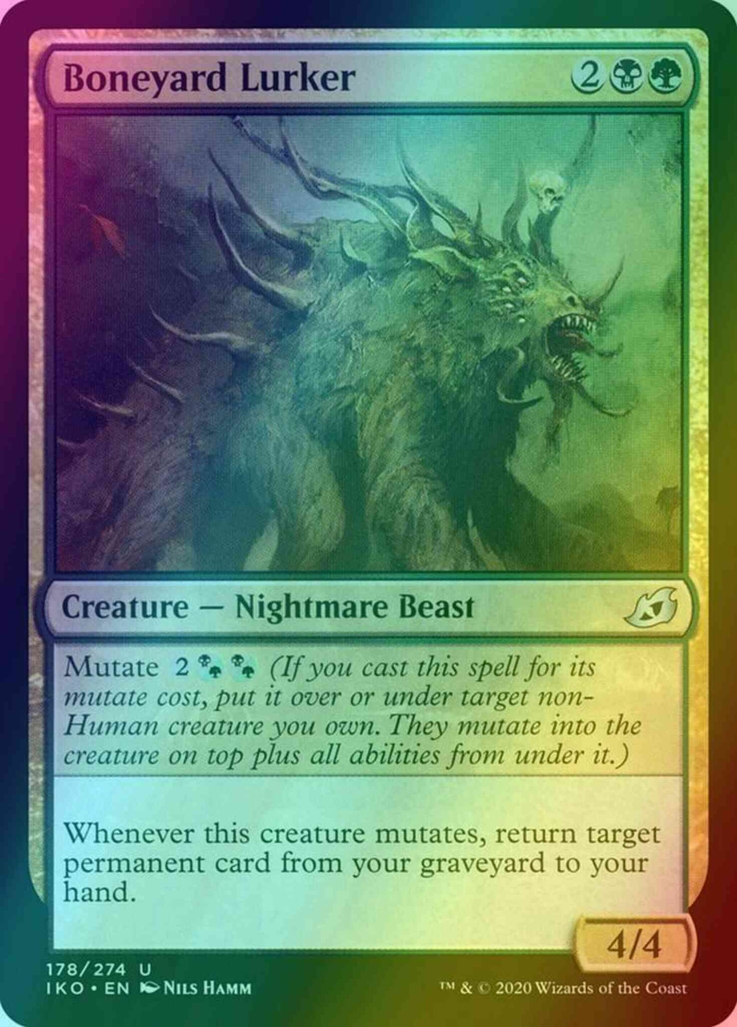 Boneyard Lurker [178] [Ikoria: Lair of Behemoths] [Foil]