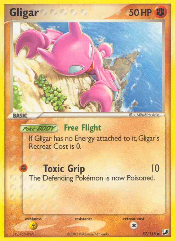 Gligar - 57/115 - Common [ex10-57] [Non-Holo]