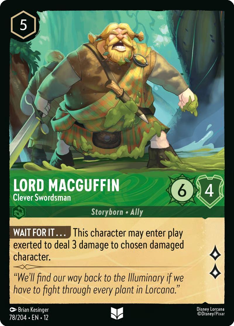 Lord MacGuffin - Clever Swordsman - 78/204 [Wilds Unknown] [Non-Foil]