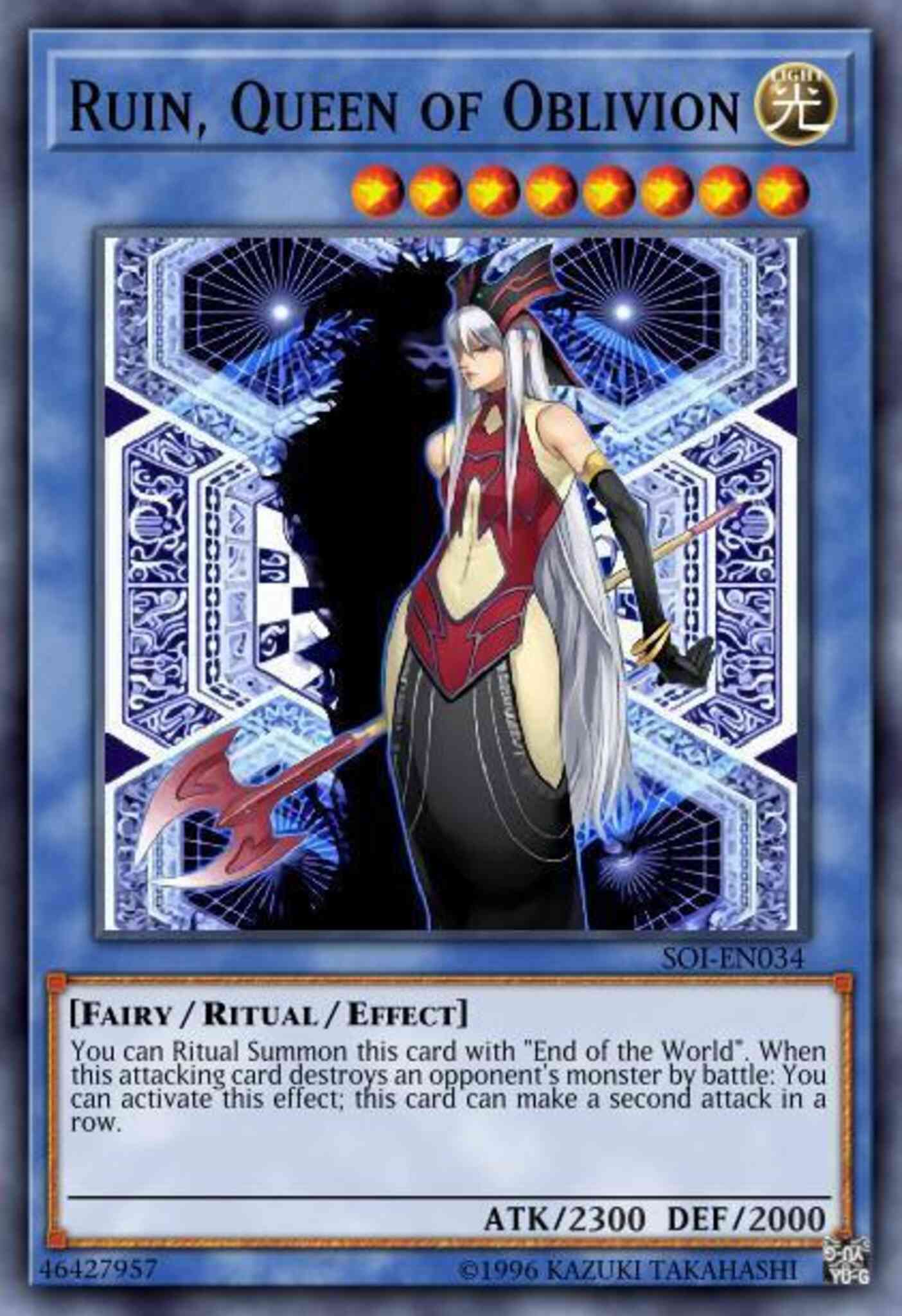 Ruin, Queen of Oblivion - DR04-EN154 - Super Rare - Unlimited