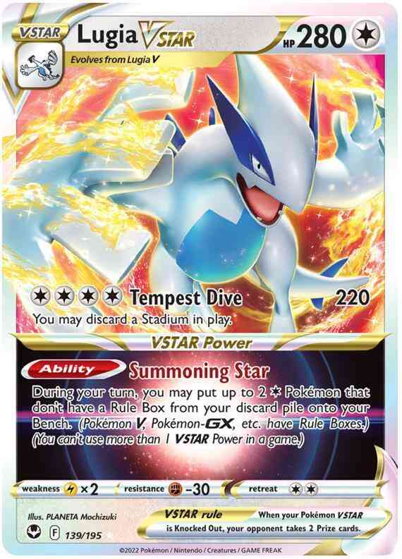Lugia VSTAR - 139/195 - Rare Holo VSTAR [swsh12-139] [Ultra]