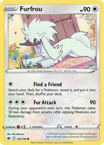 Furfrou - 126/198 - Common [swsh6-126] [Non-Holo]