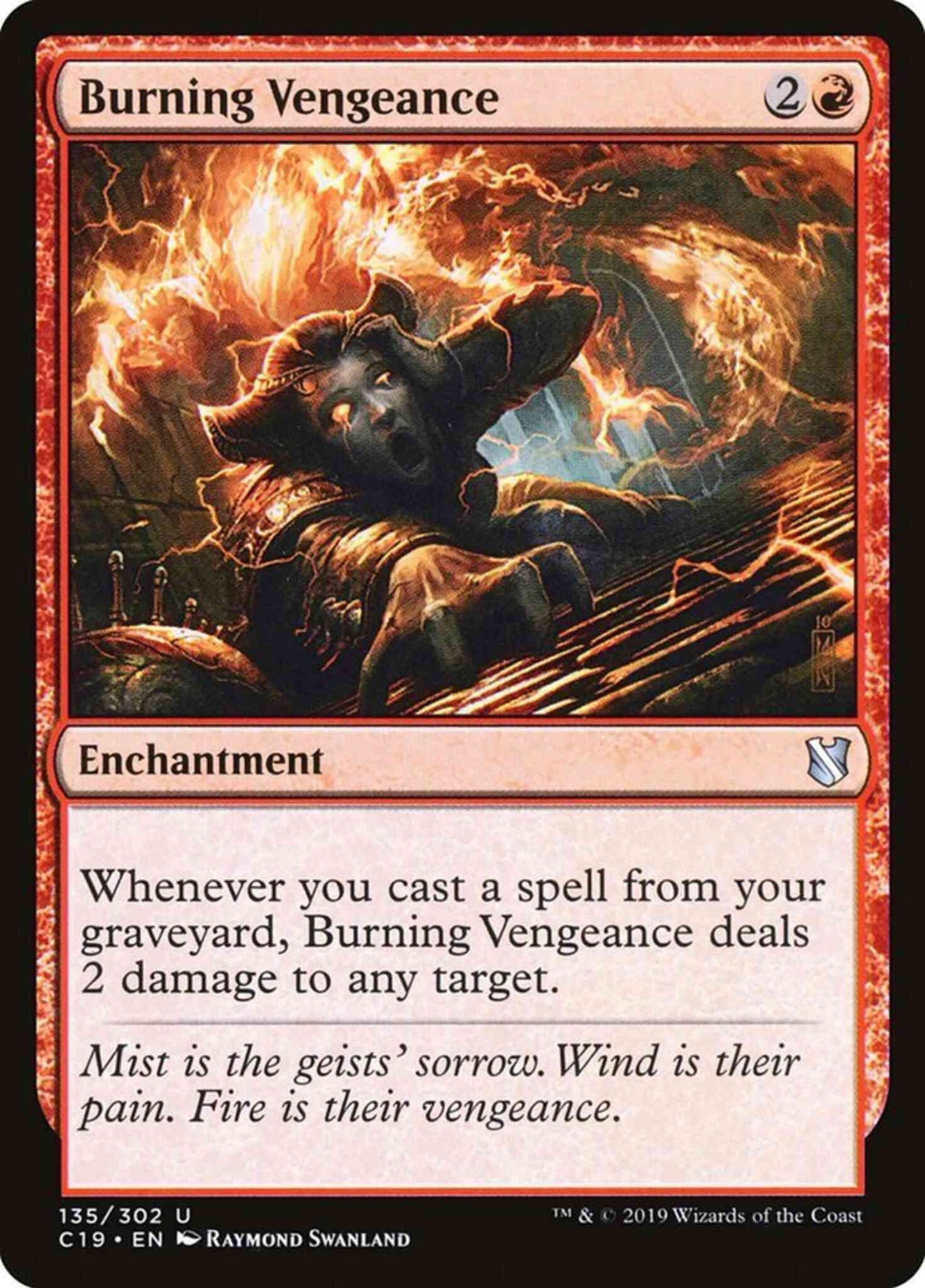 Burning Vengeance [135] [Commander 2019] [Non-Foil]