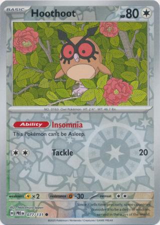 Hoothoot - 077/131 - Common [sv085-077] [Reverse Holo]