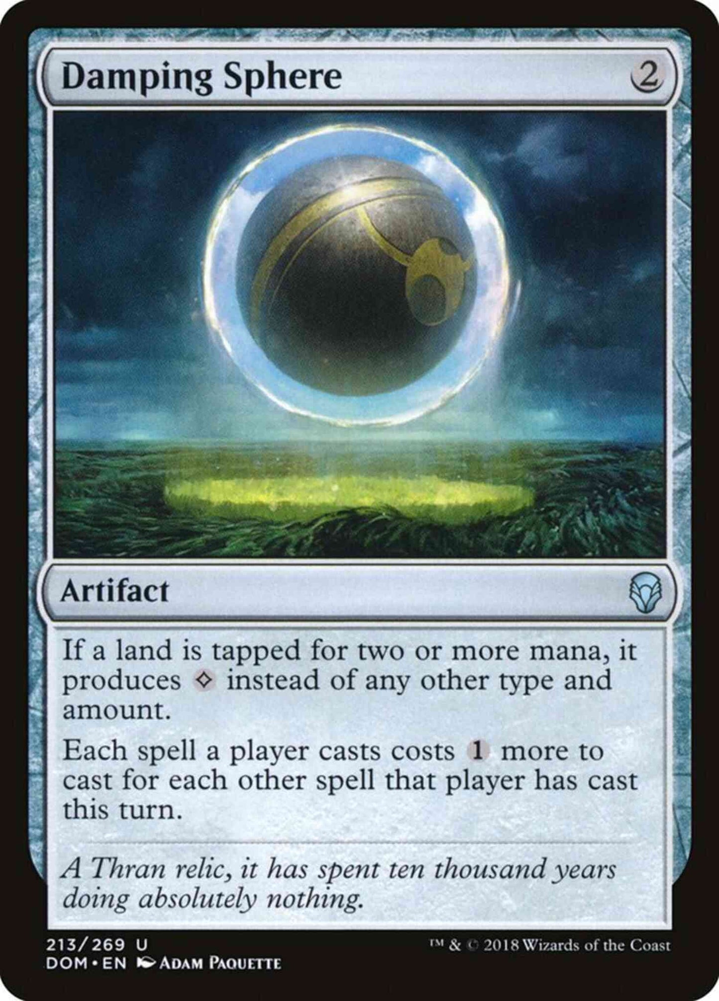 Damping Sphere [213] [Dominaria] [Non-Foil]