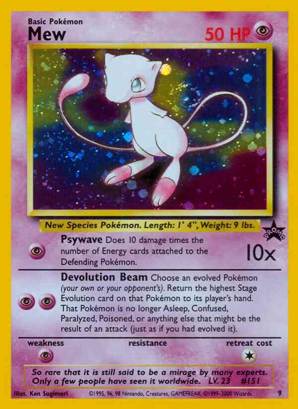 Mew - 9/53 - Promo [basep-9] [Holo]