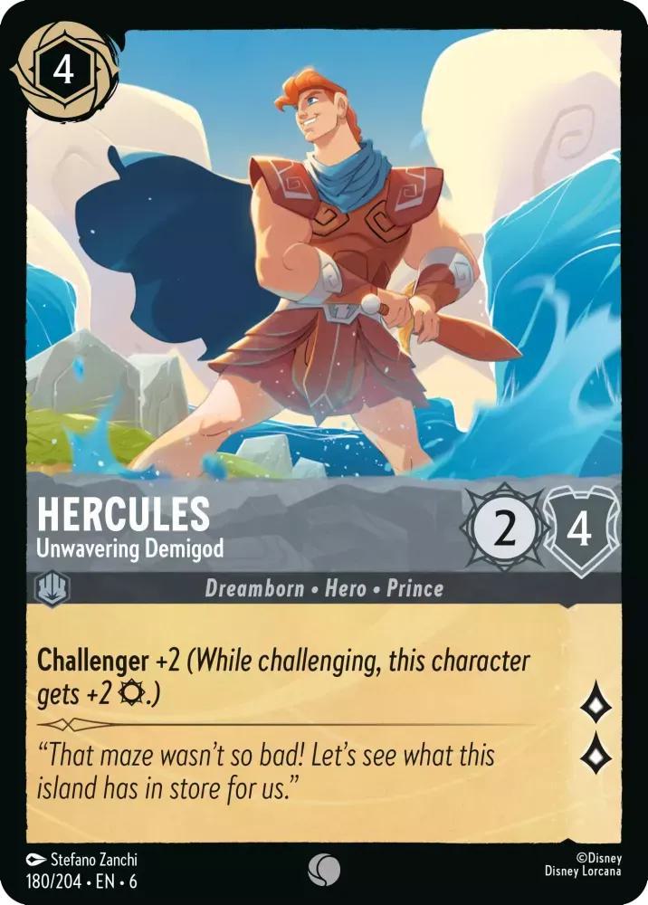 Hercules - Unwavering Demigod - 180/204 [Azurite Sea] [Non-Foil]