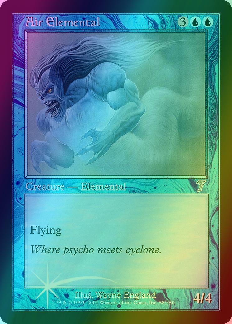 Air Elemental [58x] [Seventh Edition] [Foil]