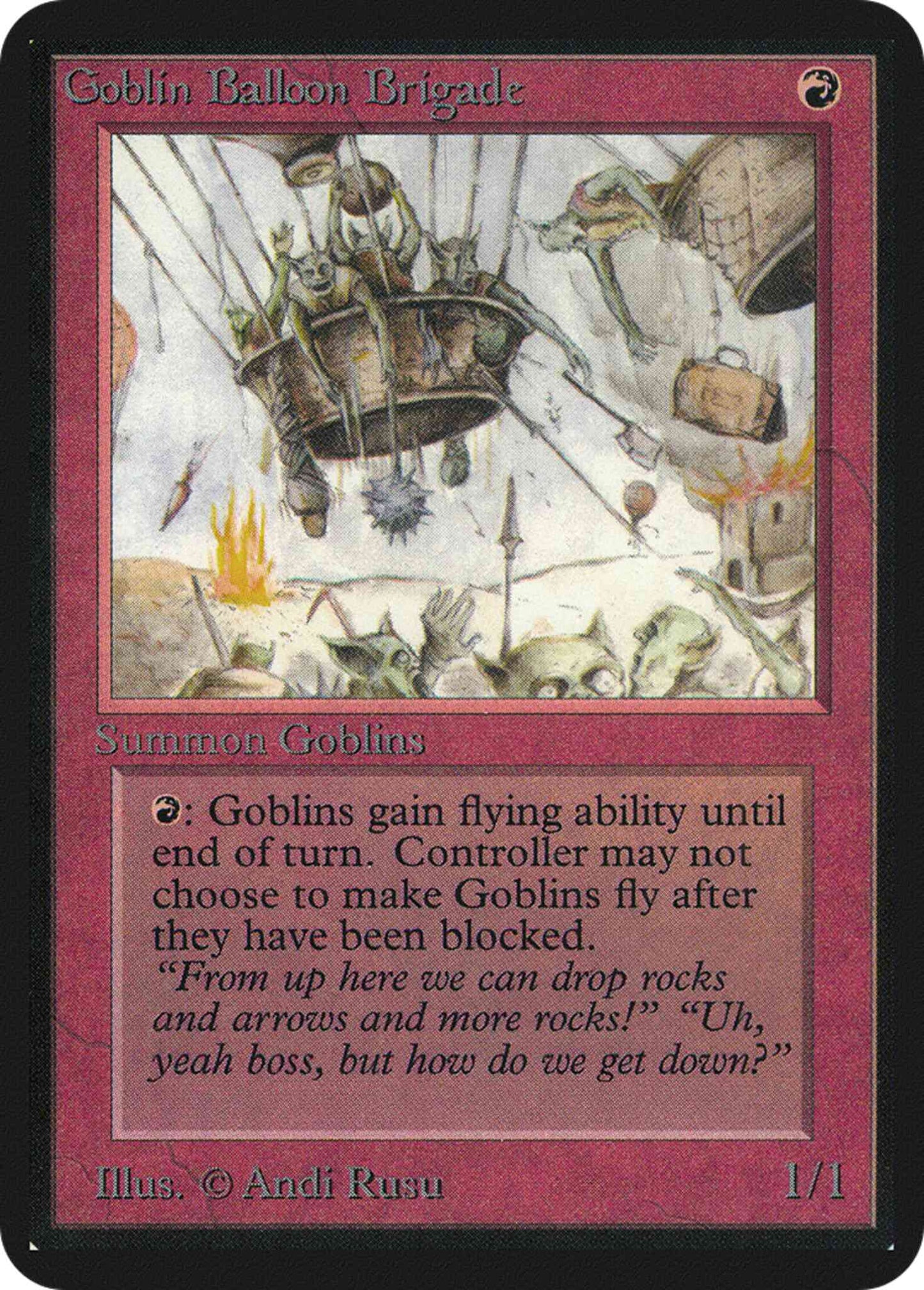Goblin Balloon Brigade [153] [Limited Edition Alpha] [Non-Foil]