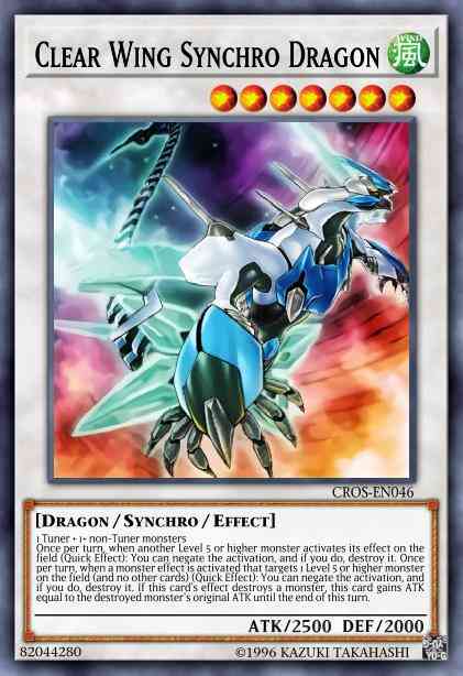 Clear Wing Synchro Dragon - CROS-EN046 - Ultimate Rare - Unlimited