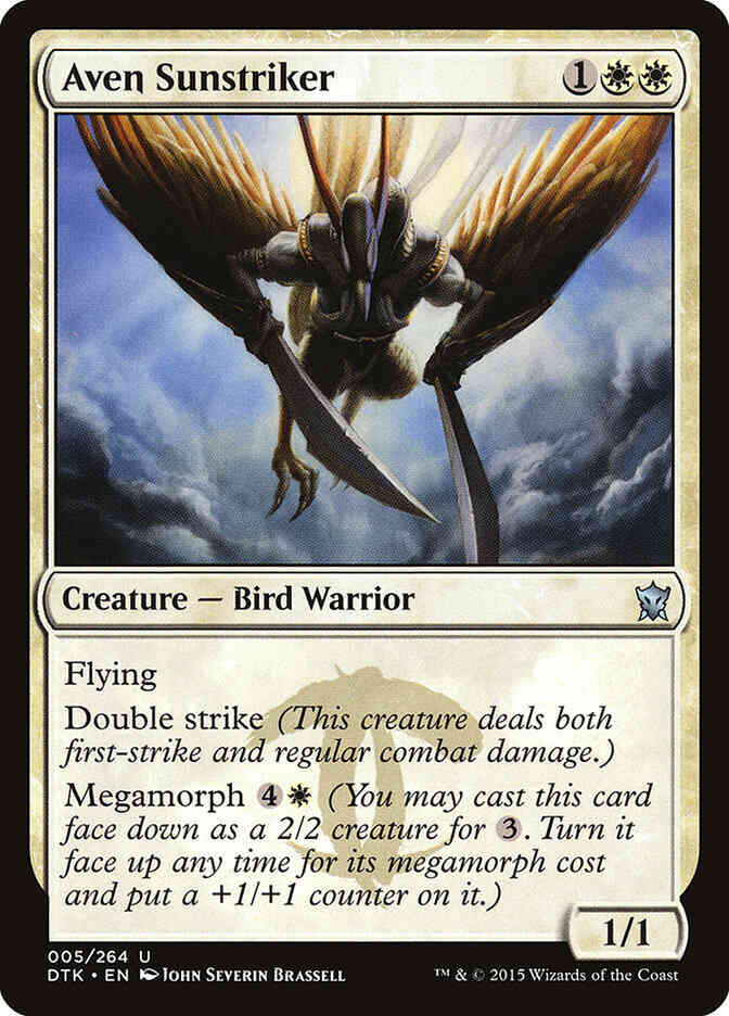 Aven Sunstriker [5] [Dragons Of Tarkir] [Non-Foil]