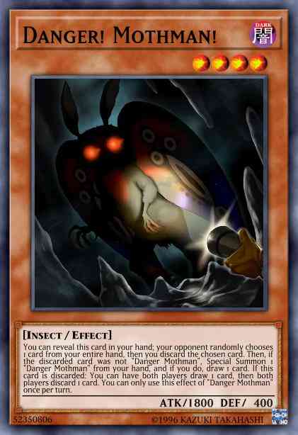 Danger! Mothman! - MP19-EN219 - Prismatic Secret Rare - 1st Edition