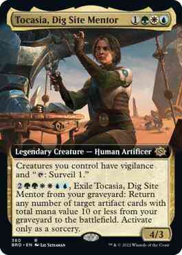 Tocasia, Dig Site Mentor [360] [Extended Art] [The Brothers' War] [Non-Foil]