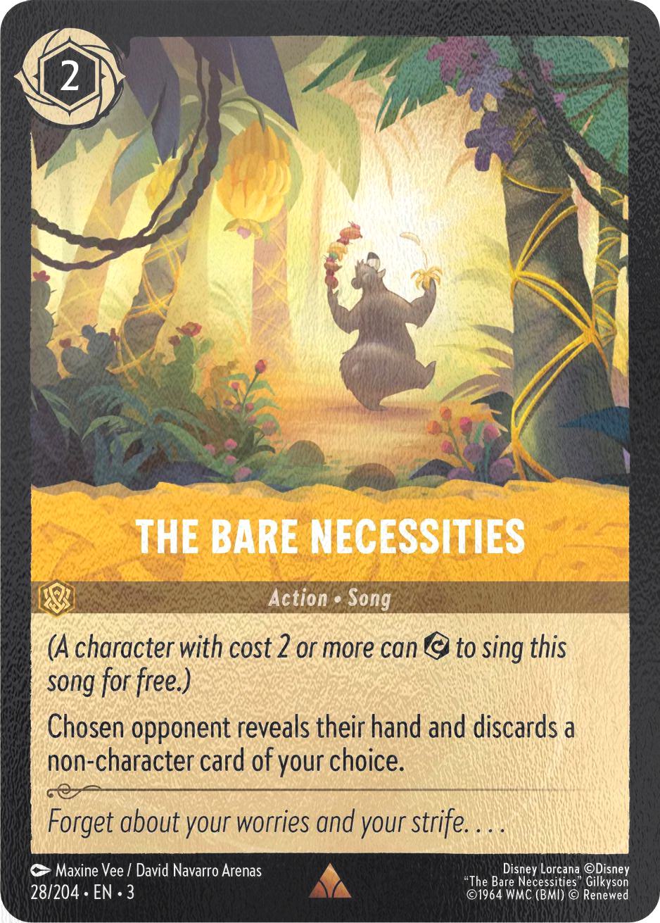 The Bare Necessities - 28/204 [Into the Inklands] [Cold Foil]