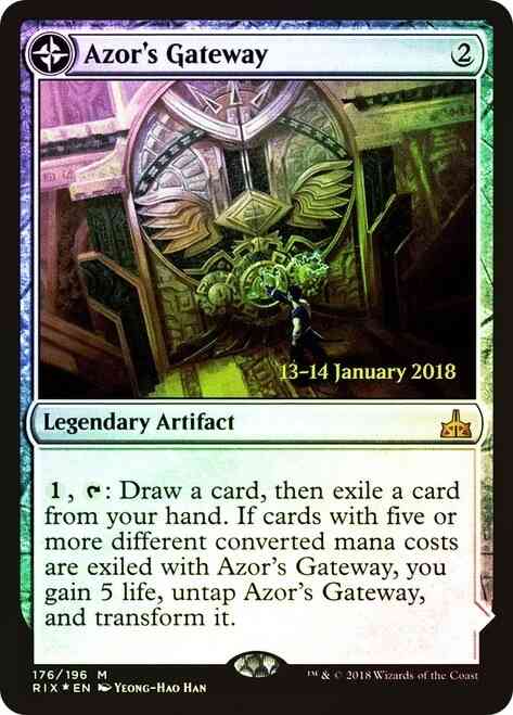 Azor's Gateway // Sanctum of the Sun [176s] [Rivals of Ixalan Promos] [Foil]