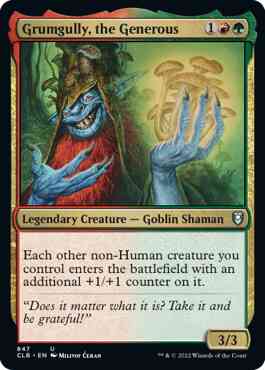 Grumgully, the Generous [847] [Commander Legends: Battle for Baldur's Gate] [Non-Foil]