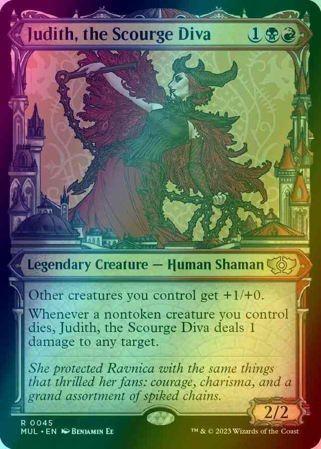 Judith, the Scourge Diva [45] [Planar Showcase] [Multiverse Legends] [Foil]