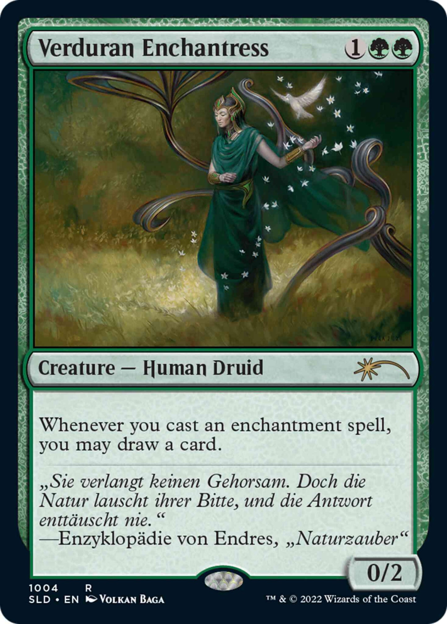 Verduran Enchantress [1004] [Volkan Baga] [Secret Lair Drop] [Non-Foil]