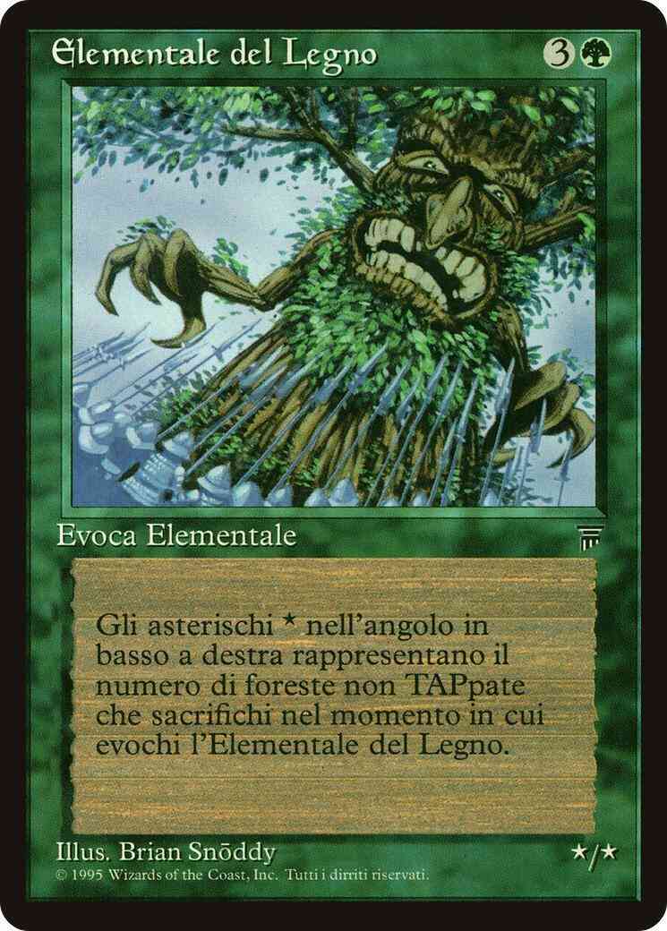 Wood Elemental - Italian [215] [Legends: Italian] [Non-Foil]