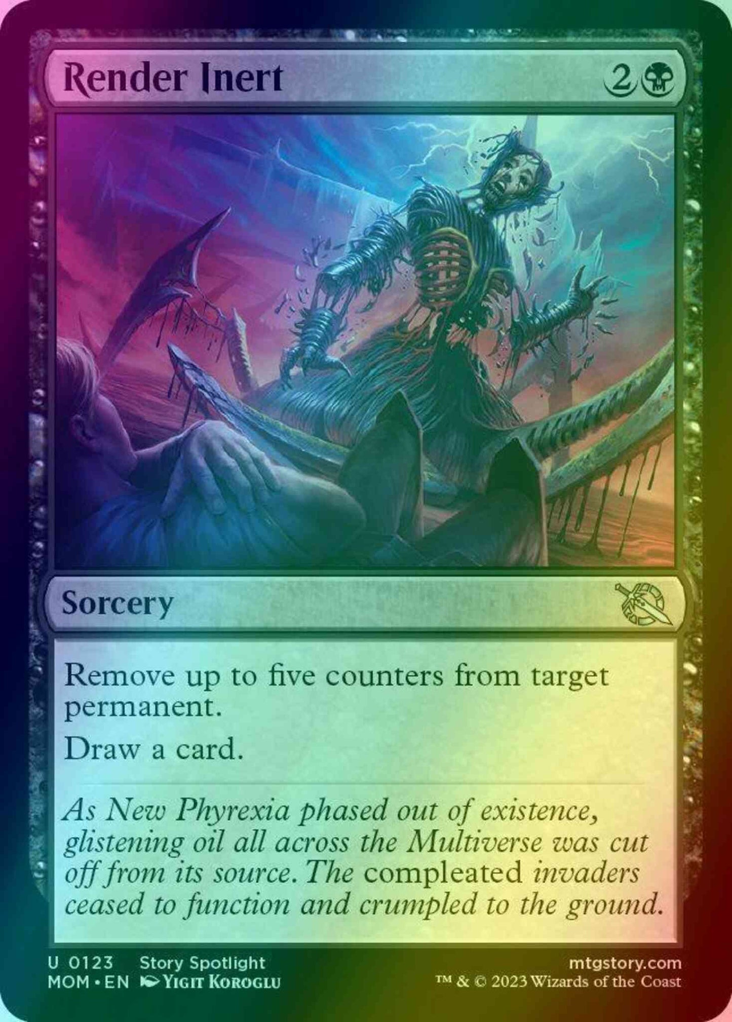 Render Inert [123] [March of the Machine] [Foil]