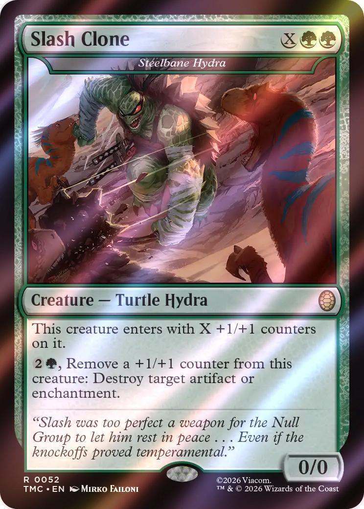 Slash Clone - Steelbane Hydra [52] [Teenage Mutant Ninja Turtles Eternal] [Surge Foil]